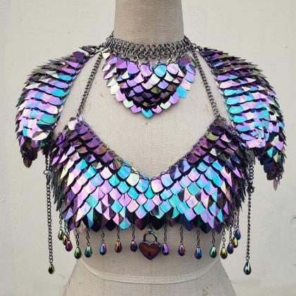 Holographic Scalemail Chainmail Har..
