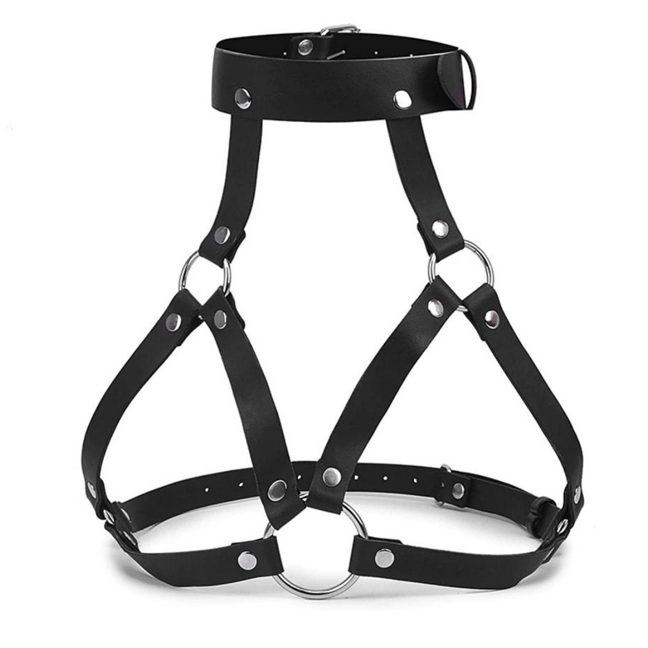 Pvc Harness, Gothic Harness, Vinyl Harness Top Fetish Top